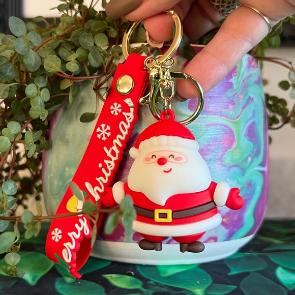 Santa Claus Key/Purse/Backpack Charm - Picture 1 of 6